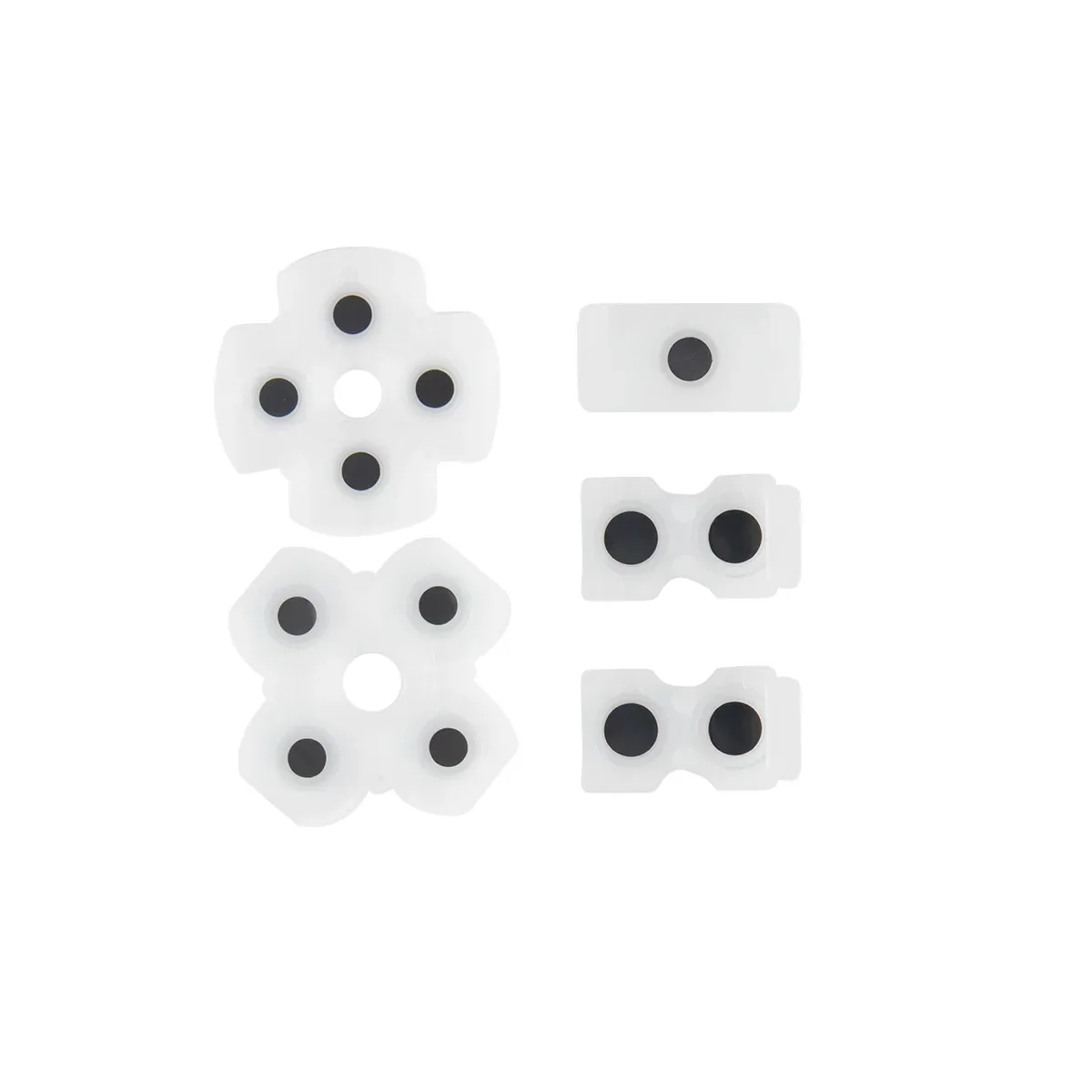 For Sony Playstation 4 Controller Button Rubber Set Black OEM (5pcs)