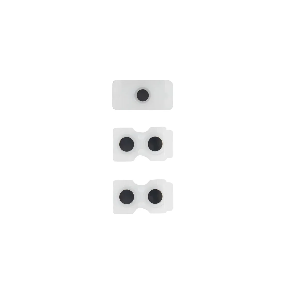 For Sony Playstation 4 Controller Button Rubber Set Black OEM (5pcs)
