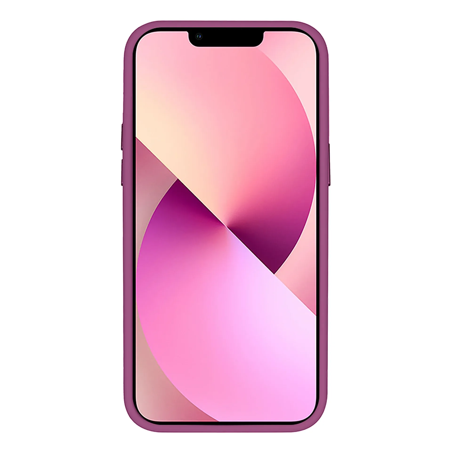 Rixus Classic 03 Case With MagSafe Compatible For Apple iPhone 13 Dark Pink