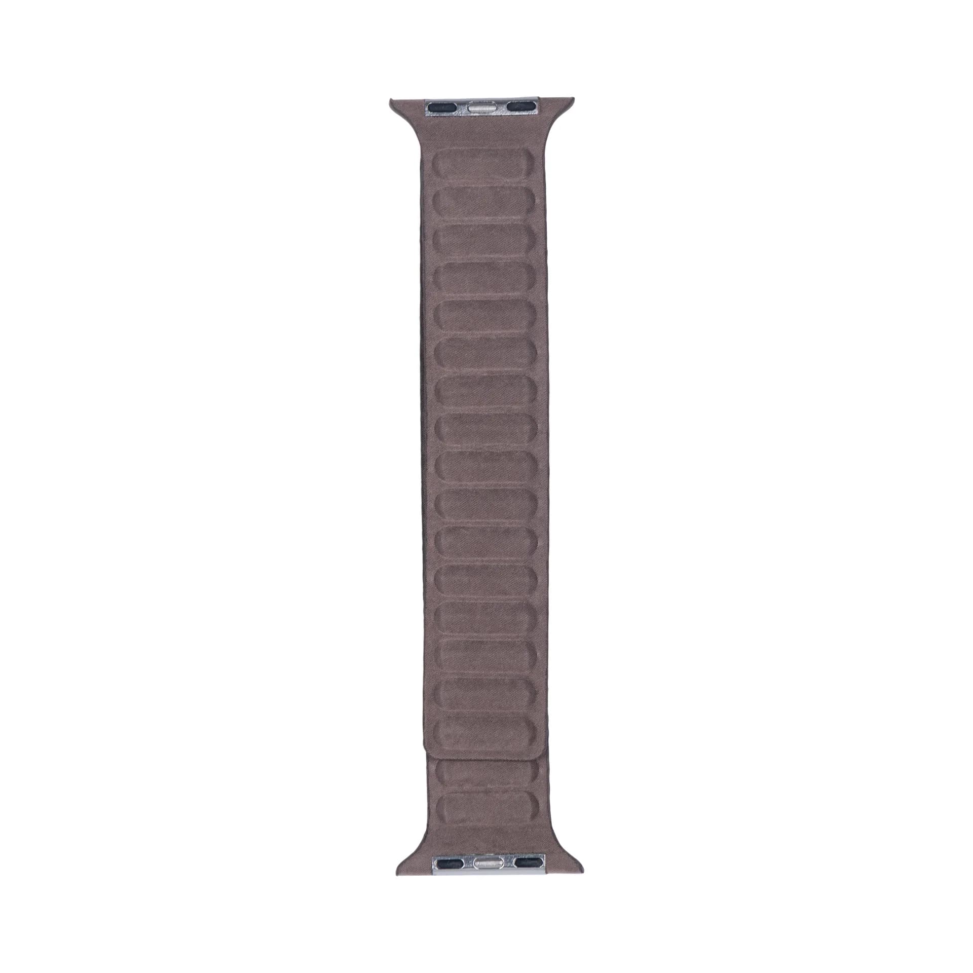 Magnetic Link For Apple Watch 42mm, 44mm, 45mm, 49mm Coffee Brown Retail Box