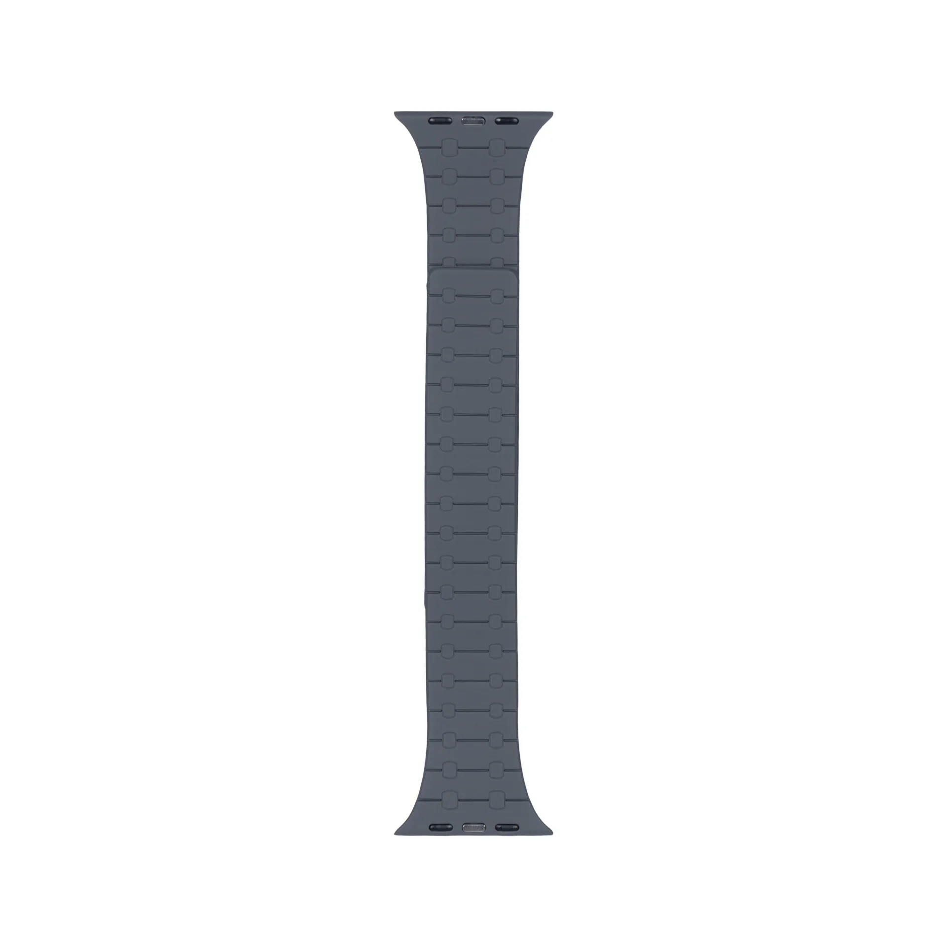 Magnetic Silicone Band For Apple Watch 42mm, 44mm, 45mm, 49mm Double Color Black, Gray Retail Box