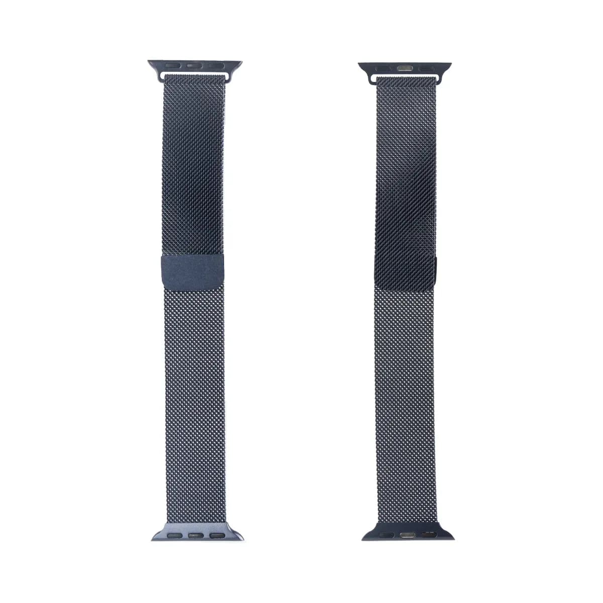 Milanese Loop Band 7th Gen For Apple Watch 42mm, 44mm, 45mm, 49mm Midnight Retail Box