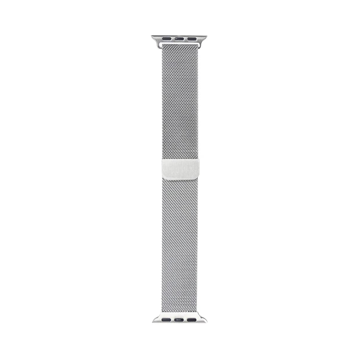 Milanese Loop Band For Apple Watch 38mm, 40mm, 41mm Silver Retail Box