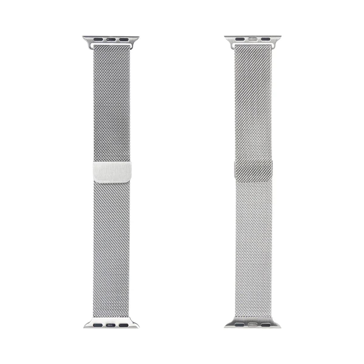 Milanese Loop Band For Apple Watch 38mm, 40mm, 41mm Silver Retail Box