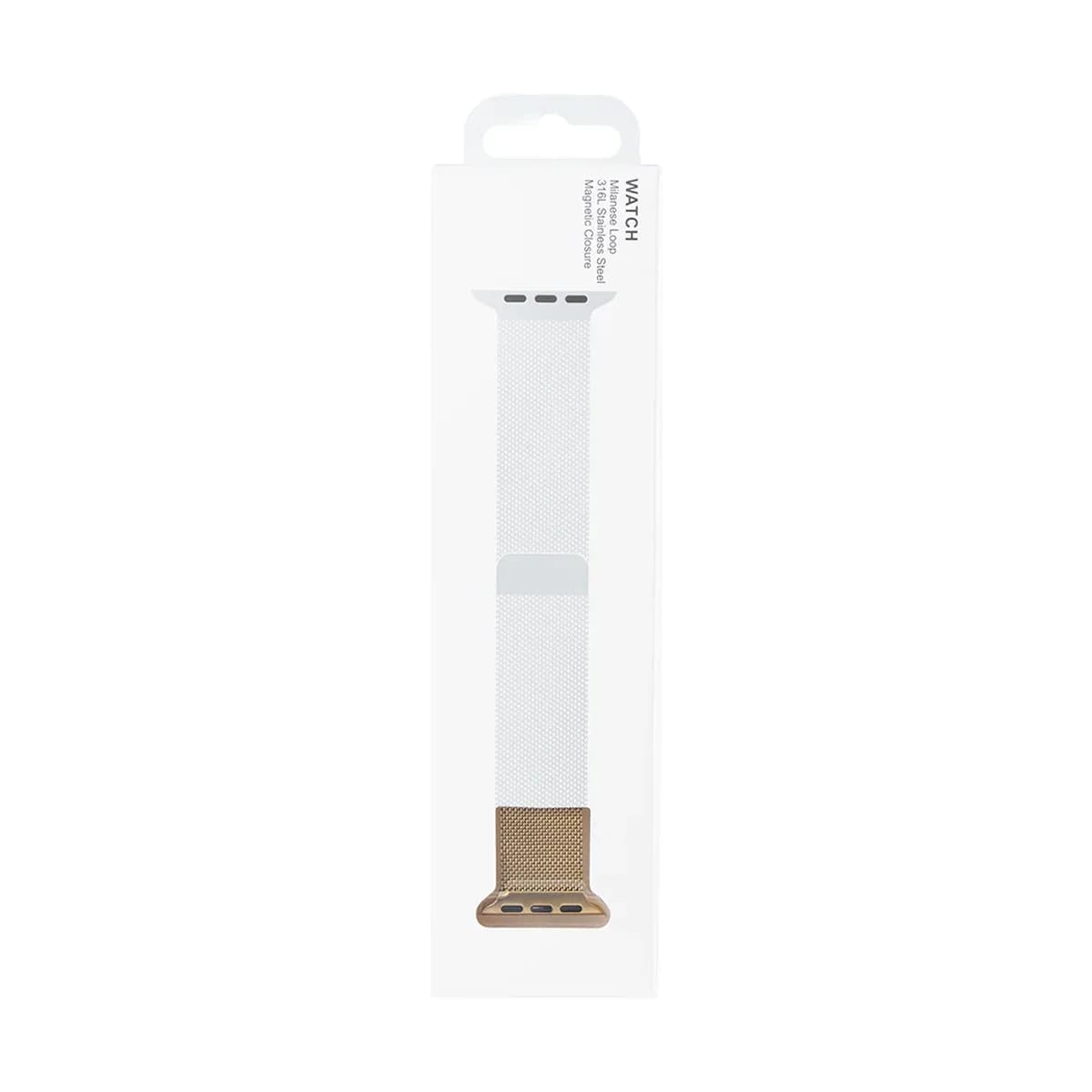 Milanese Loop Band For Apple Watch 42mm, 44mm, 45mm, 49mm Gold Retail Box