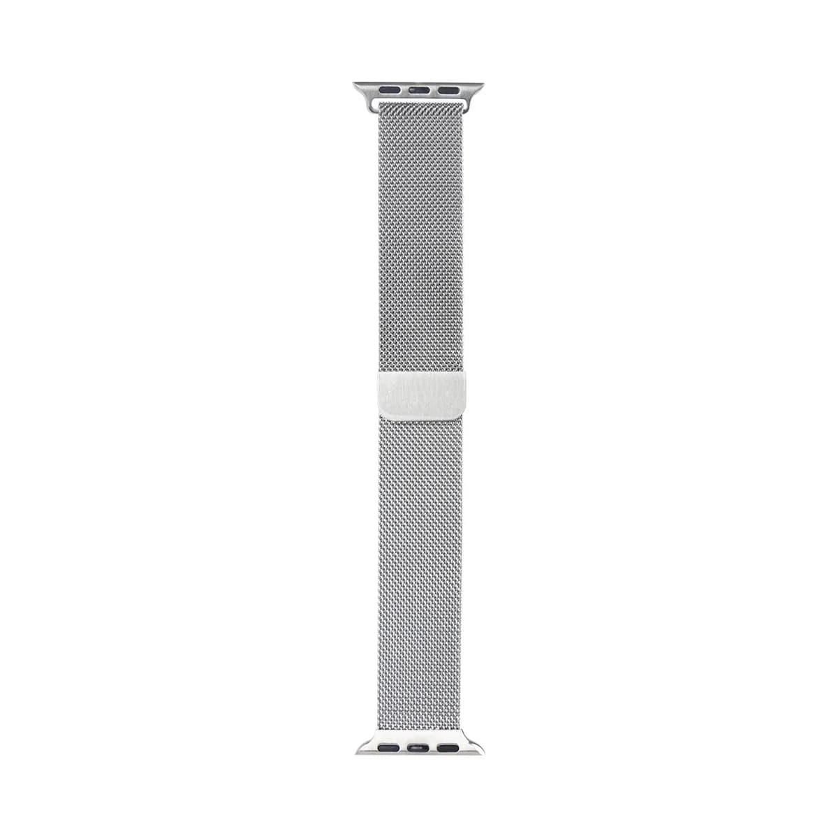 Milanese Loop Band For Apple Watch 42mm, 44mm, 45mm, 49mm Silver Retail Box