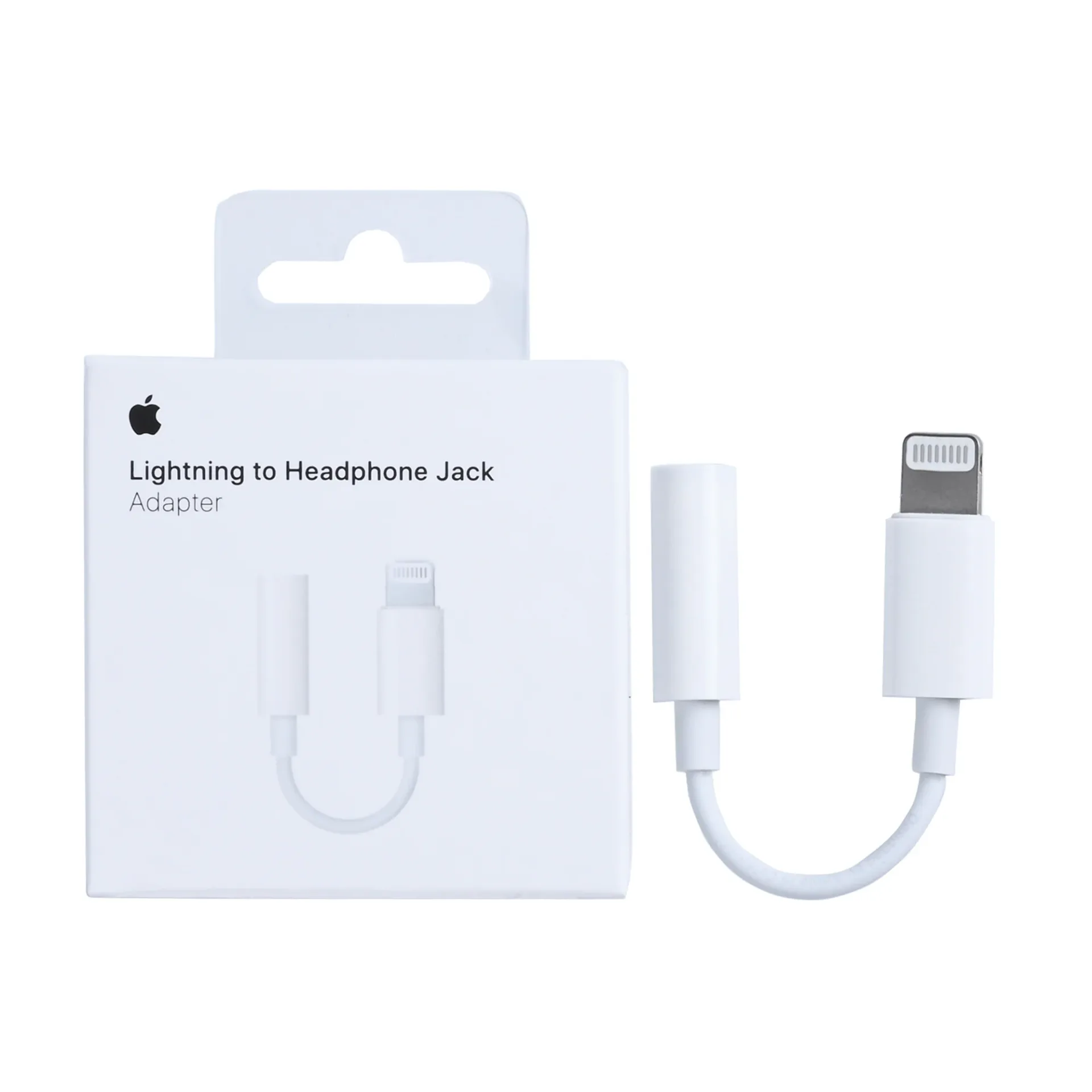 Apple Adapter MMX62ZM/A Lightning To 3.5mm Jack Adapter 5cm White