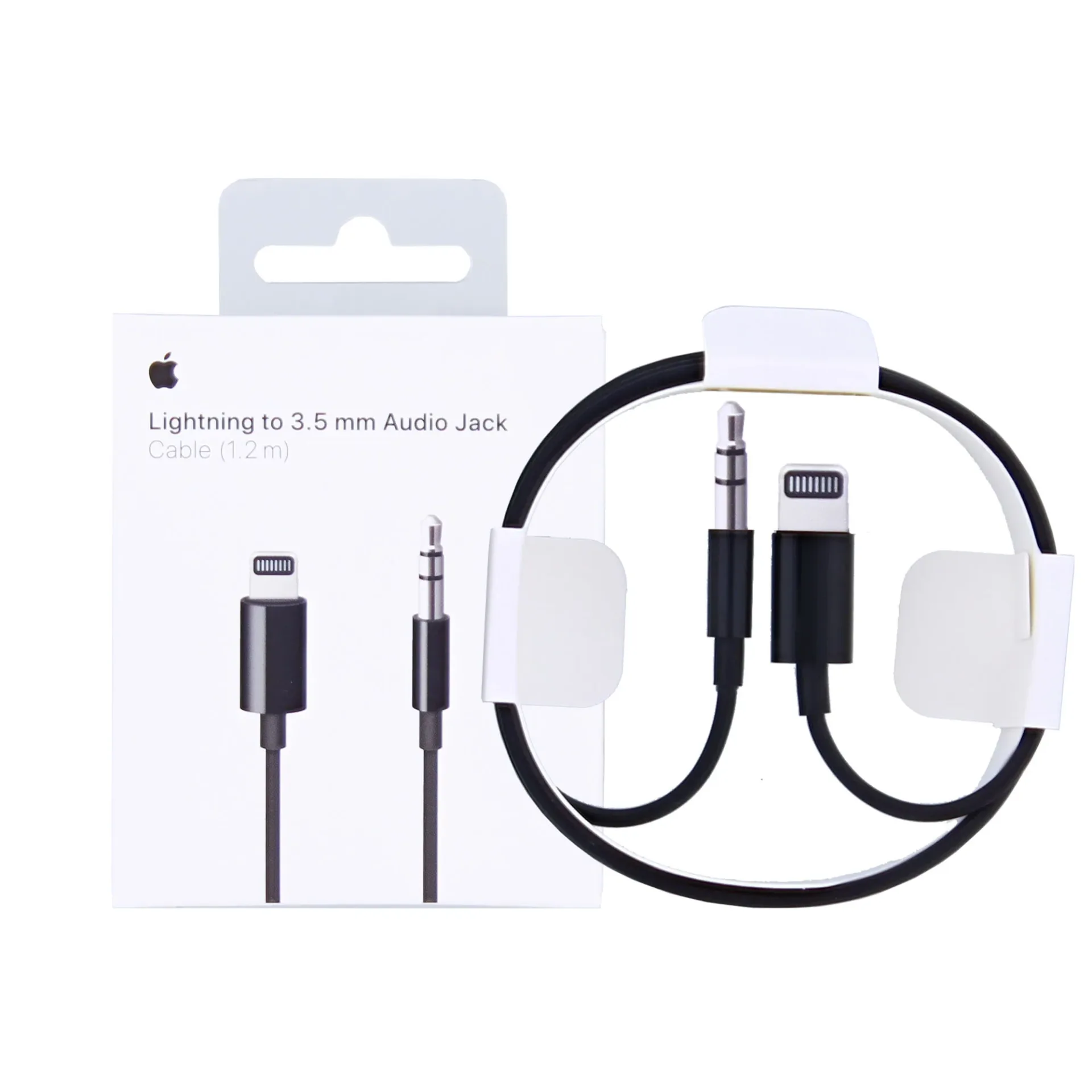 Apple MR2C2ZM/A Lightning To 3.5mm Jack Cable 120cm Black Original Retail Box