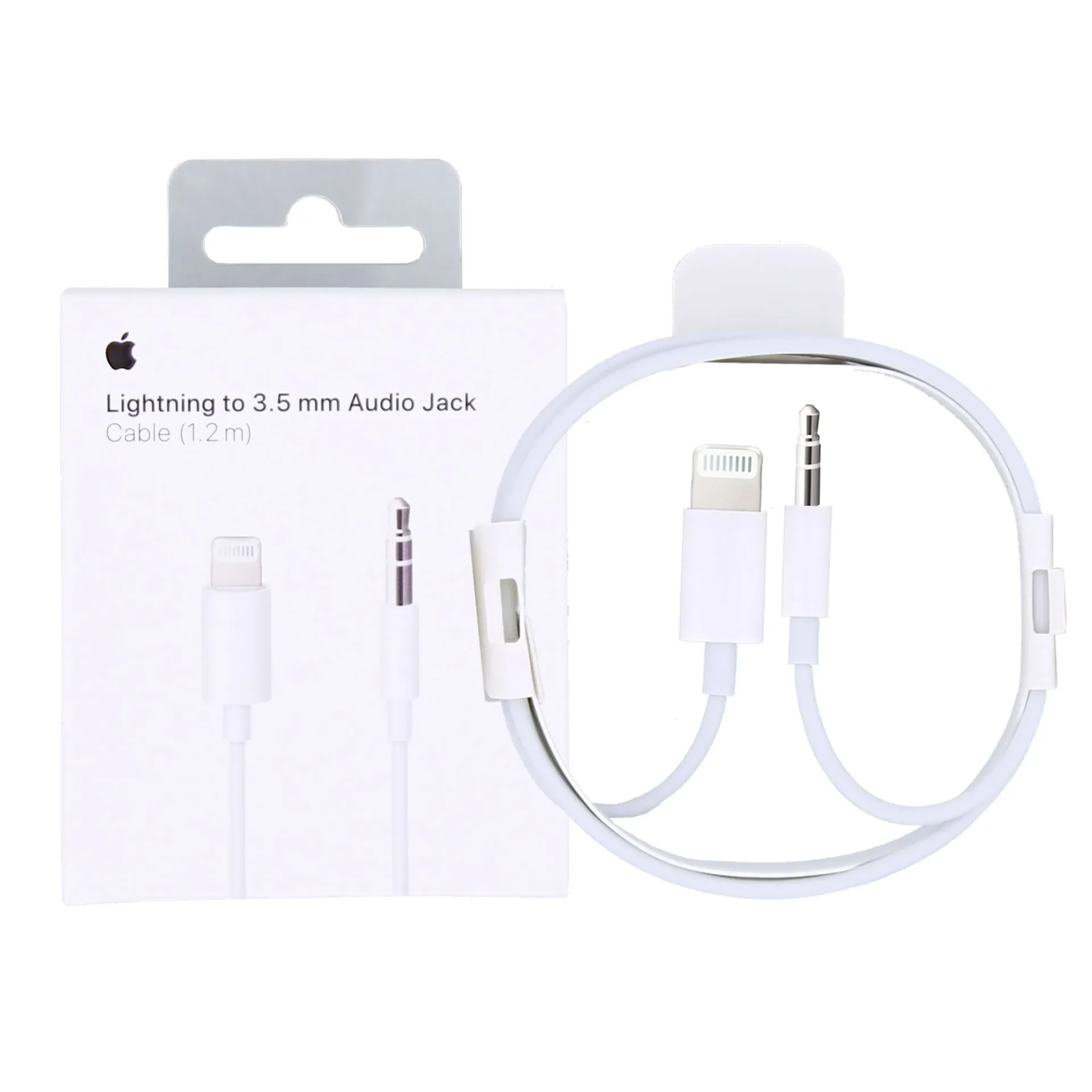 Apple MXK22ZM/A Lightning To 3.5mm Jack Cable 120cm White Original Retail Box