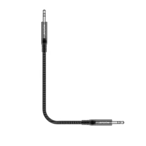 Rixus RXMU35 3.5mm AUX To 3.5mm AUX Braided Audio Cable 120CM Black - Image 2