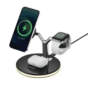 Rixus RXWC40 3-1 Wireless Charging Dock For iPhone 12 Family - Image 4