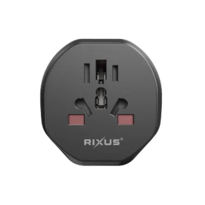 Rixus RXHC27B EU Travel Power Adapter Black - Image 2