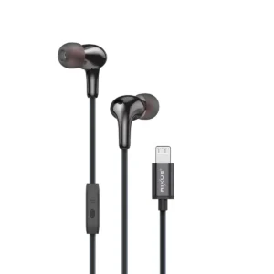 Rixus RXHD27L Stereo In-Ear Lightning Wired Earphone Black - Image 3
