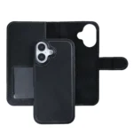 Rixus Duo Magnetic Detachable Wallet For iPhone 17 Black