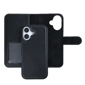 Rixus Duo Magnetic Detachable Wallet For iPhone 17 Black