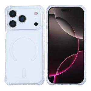 Rixus Armor-X Anti Shock Case With MagSafe For iPhone 17 Pro Transparent - Image 3