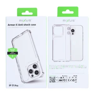 Rixus Armor-X Anti Shock Case With MagSafe For iPhone 17 Pro Transparent - Image 6