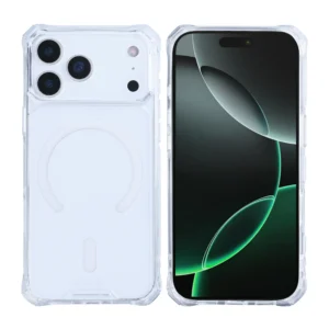 Rixus Armor-X Anti Shock Case With MagSafe For iPhone 17 Pro Max Transparent - Image 3
