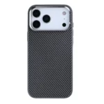 Premium Rixus Mag Carbon With MagSafe For iPhone 17 Pro Titanium Grey