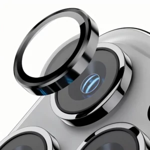 Rixus Metal Shield Camera Tempered Glass For iPhone 17 Air Blue - Image 5