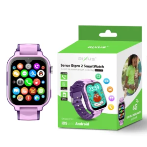 Rixus RXSW23P Sense Gtpro 2 SmartWatch With GPS And Sim Card Function Purple - Image 4
