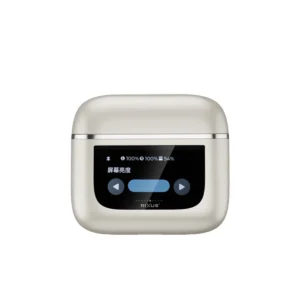 Rixus RXBH23A Wireless Travel Pro Earphone With Touch Screen Display Gold - Image 3