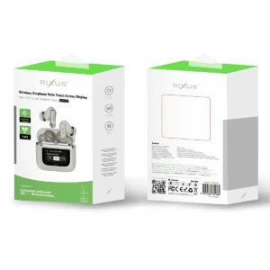 Rixus RXBH23A Wireless Travel Pro Earphone With Touch Screen Display Gold - Image 4