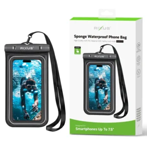 Rixus RXBG22 Sponge Waterproof Phone Bag Black - Image 5