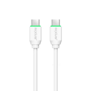 Rixus RX90CC Adapter With USB-C To USB-C Cable 100CM 20W White - Image 3