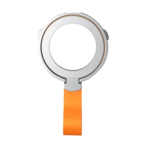 Rixus RXPH20SO Mobile Phone Holder With MagSafe Silver + Orange - Image 2