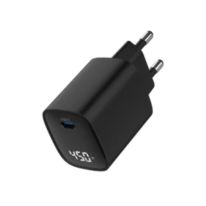 Rixus RXHC13 USB-C Power Adapter With Digital Display 45W Black - Image 3
