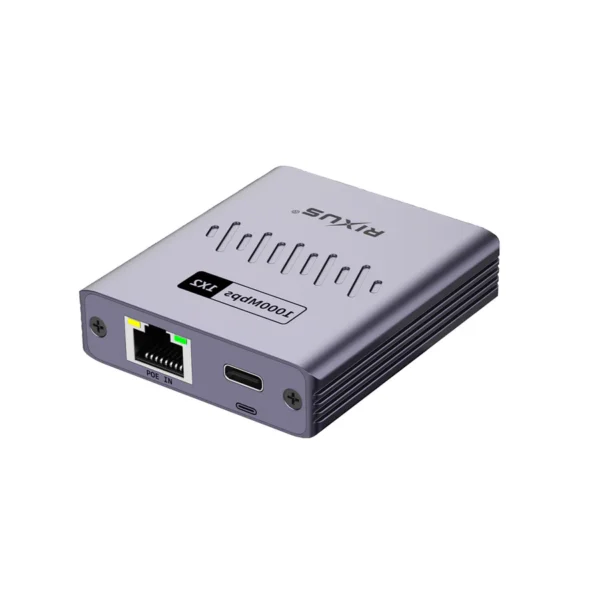 Rixus RXEA03 3-Ports Ethernet Switch Adapter Gray