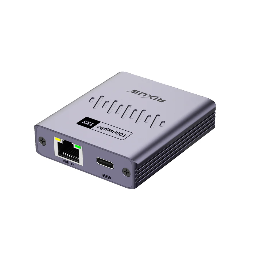 Rixus RXEA03 3-Ports Ethernet Switch Adapter Gray