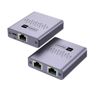 Rixus RXEA03 3-Ports Ethernet Switch Adapter Gray - Image 2
