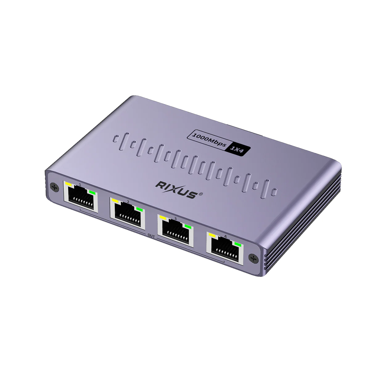 Rixus RXEA05 5-Ports Ethernet Switch Adapter Gray