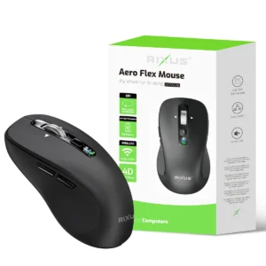 Rixus RXWM01B Aero Flex Mouse Black - Image 5