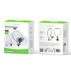 Rixus RXHM01 Neck Mount Magnetic Black - Image 4