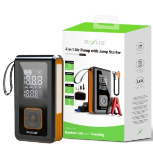Rixus RXAP05 4 In 1 Air Pump With Jump Starter Black - Image 6