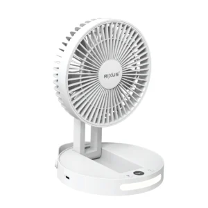 Rixus RXBF03 Portable Desktop Battery Fan White - Image 3
