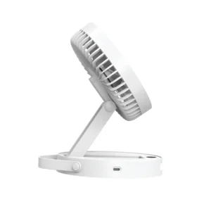 Rixus RXBF03 Portable Desktop Battery Fan White - Image 4