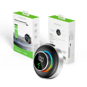 Rixus RXBT23 Bluetooth 5.0 And AUX Receiver Black - Image 4