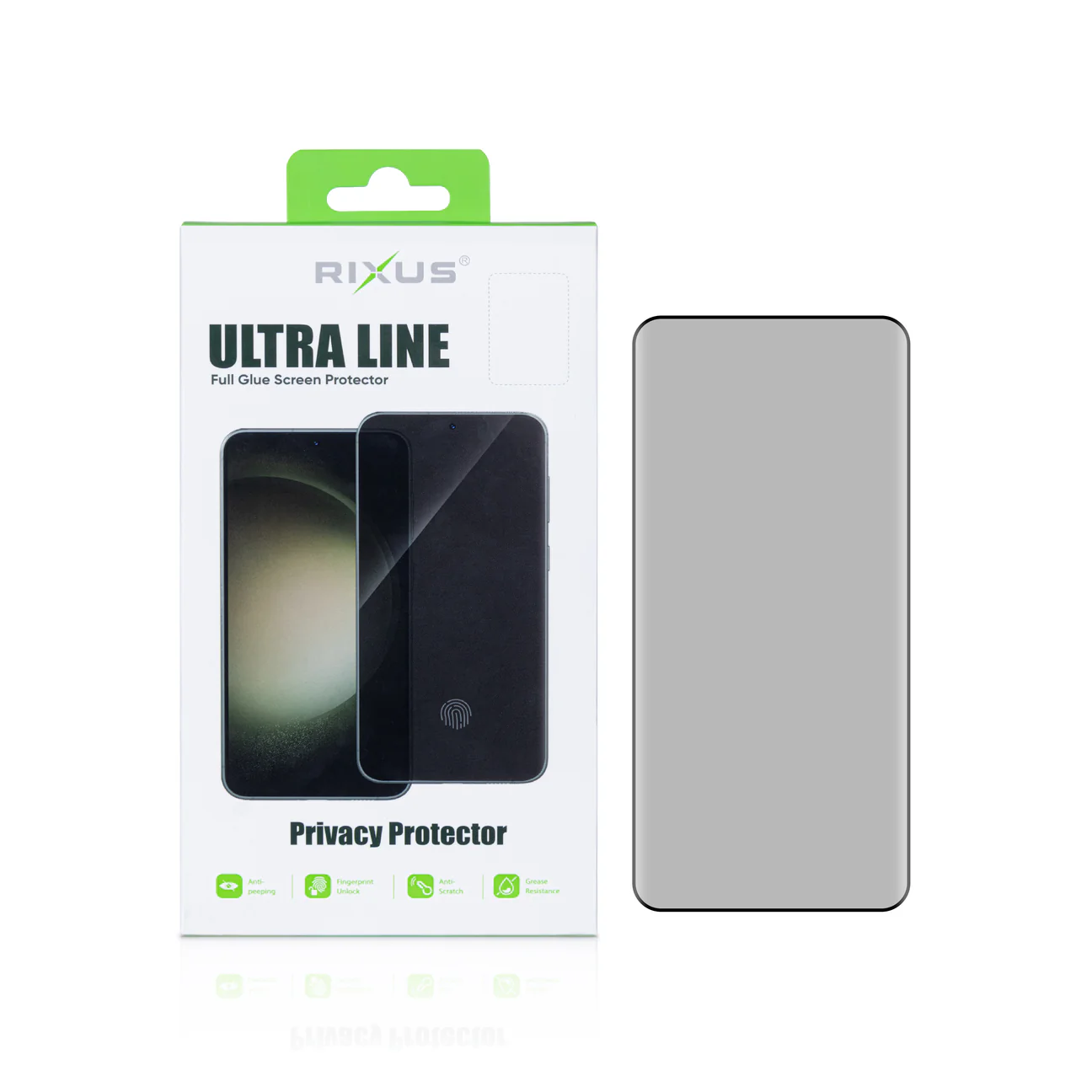 Rixus Privacy Ultra Line Tempered Glass For Samsung Galaxy S24, S25