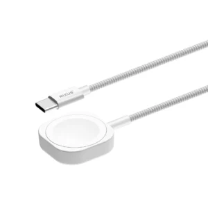 Rixus RXUC19 Magnetic Watch Fast Charging Cable 1M White - Image 3