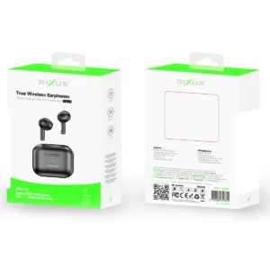 Rixus RXBH28 HIFI Sound Earbuds Wireless Headset Black - Image 5