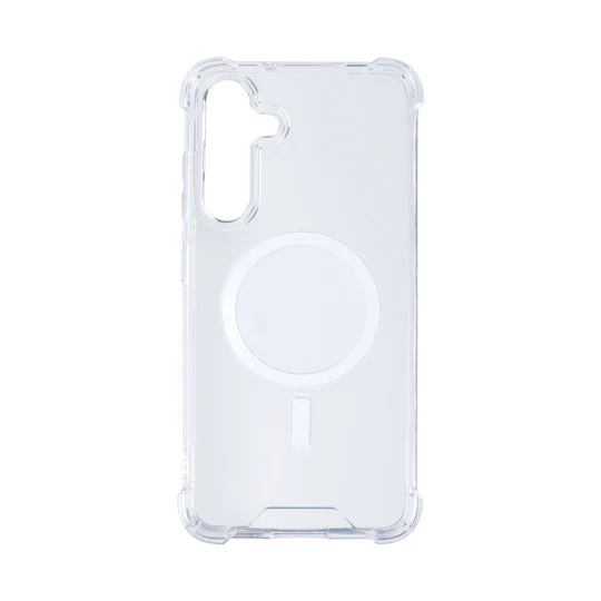 Rixus Anti-Burst Case With MagSafe For Samsung Galaxy S24, S25 Transparent