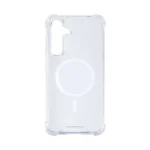 Rixus Anti-Burst Case With MagSafe For Samsung Galaxy S24 Plus, S25 Plus Transparent