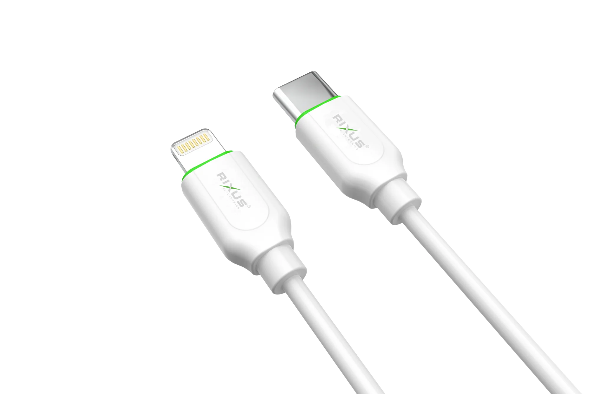 Rixus RX2023 Data Synch & Fast Charge 2M White