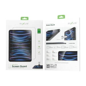 Rixus Screen Guard For iPad Pro 12.9" (2022,2021,2020,2018) Clear - Image 1