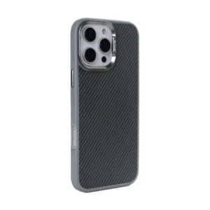 Rixus Mag Carbon With MagSafe For iPhone 16 Pro Max Titanium Grey - Image 3