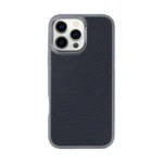 Rixus Mag Carbon With MagSafe For iPhone 16 Pro Max Titanium Grey